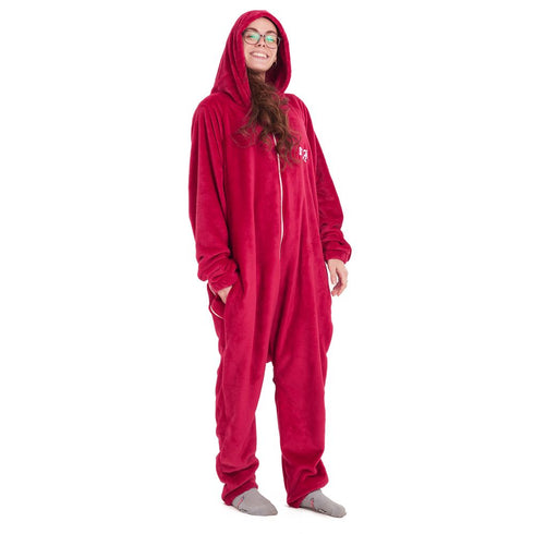Snuggs Blanket Onesie Red